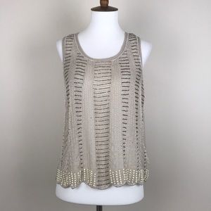 SOLD Willow & Clay Top XS Sheer Sleeveless NWT